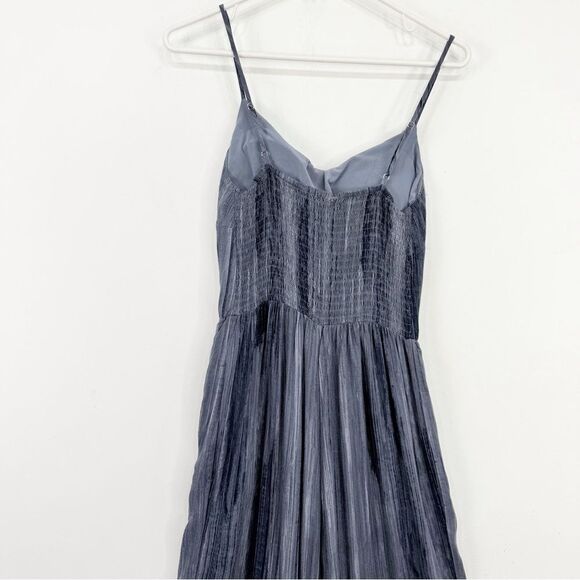 Soma Wknd Rayon Challis Bra Jumpsuit in Blue Ombre Vertical Stripe - Picture 11 of 16